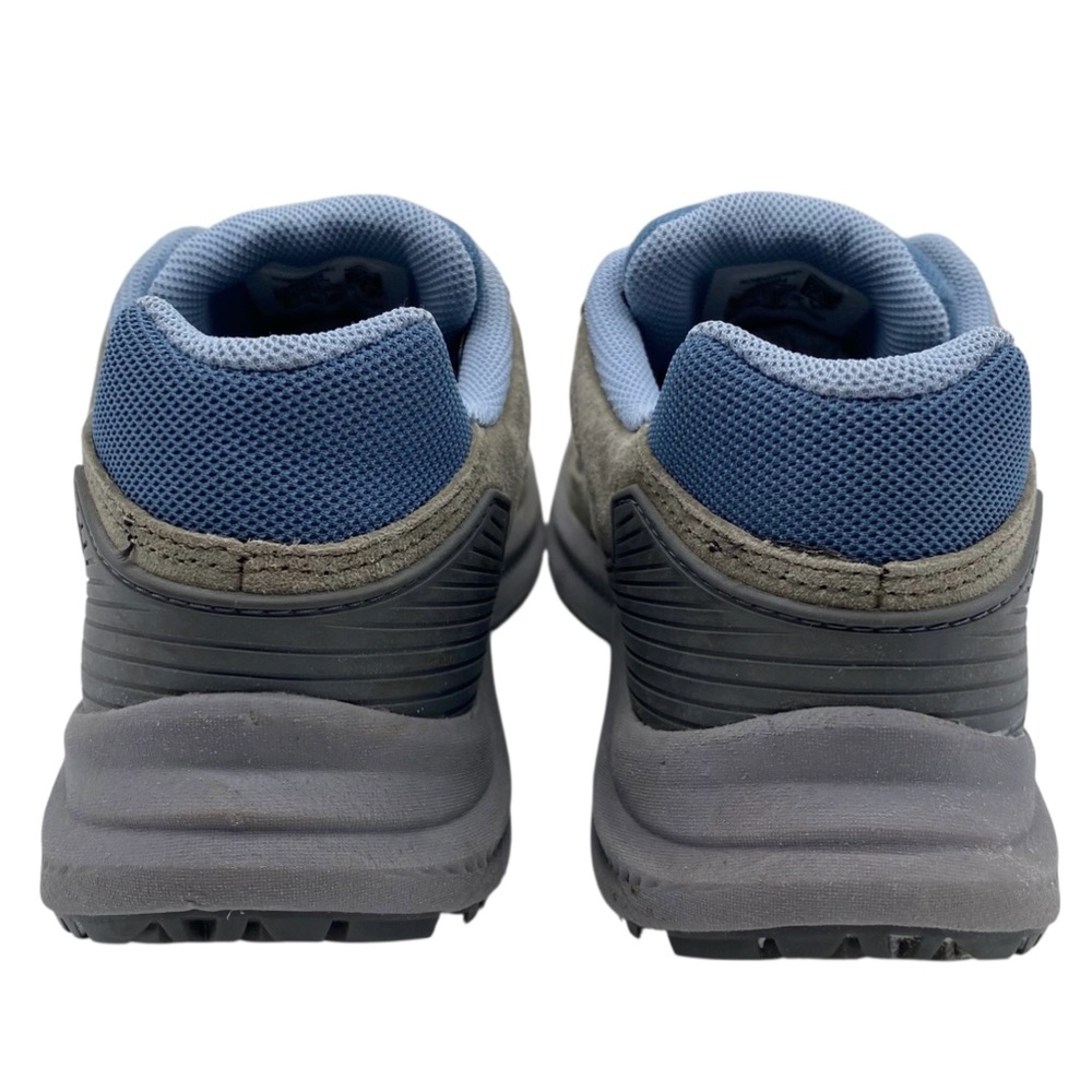 Merrell Womens Hiking Shoes Sz 7.5 Olive Green Blue Suede Low Top Vibram Outdoor - Picture 8 of 13